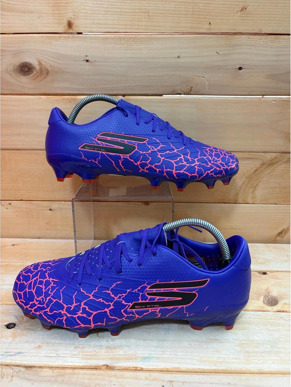 Skechers Men’s Purple & Pink Athletic Cleats - Crackle Design